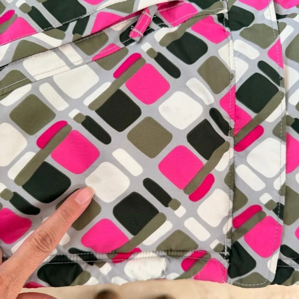 Columbia Kids Puffer Jacket - Pink, Green, and White